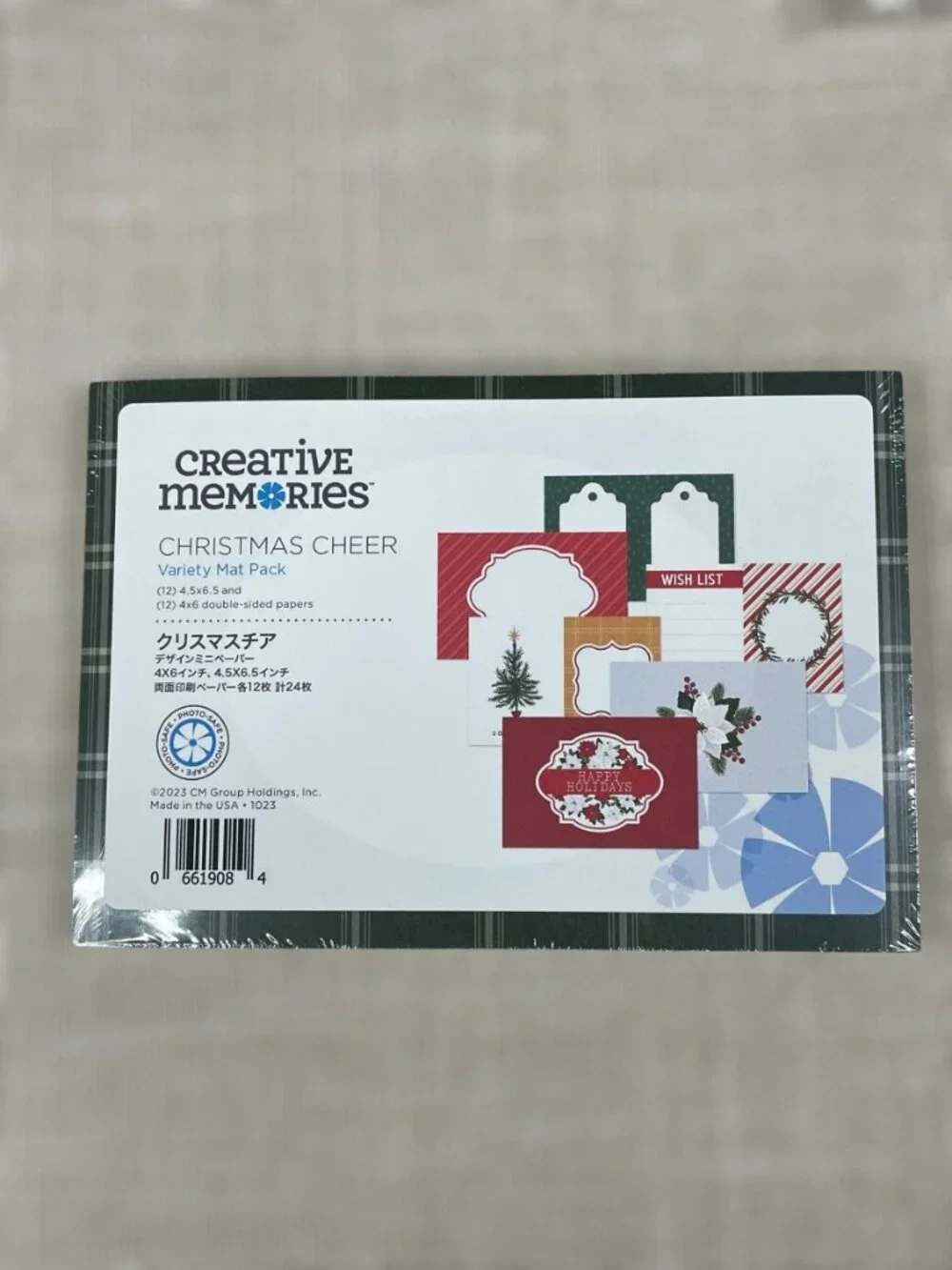 Creative Memories Seasonal Sightings Paper Pack & 4 Embellishment Packs Complete